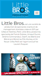 Mobile Screenshot of littlebros.fr